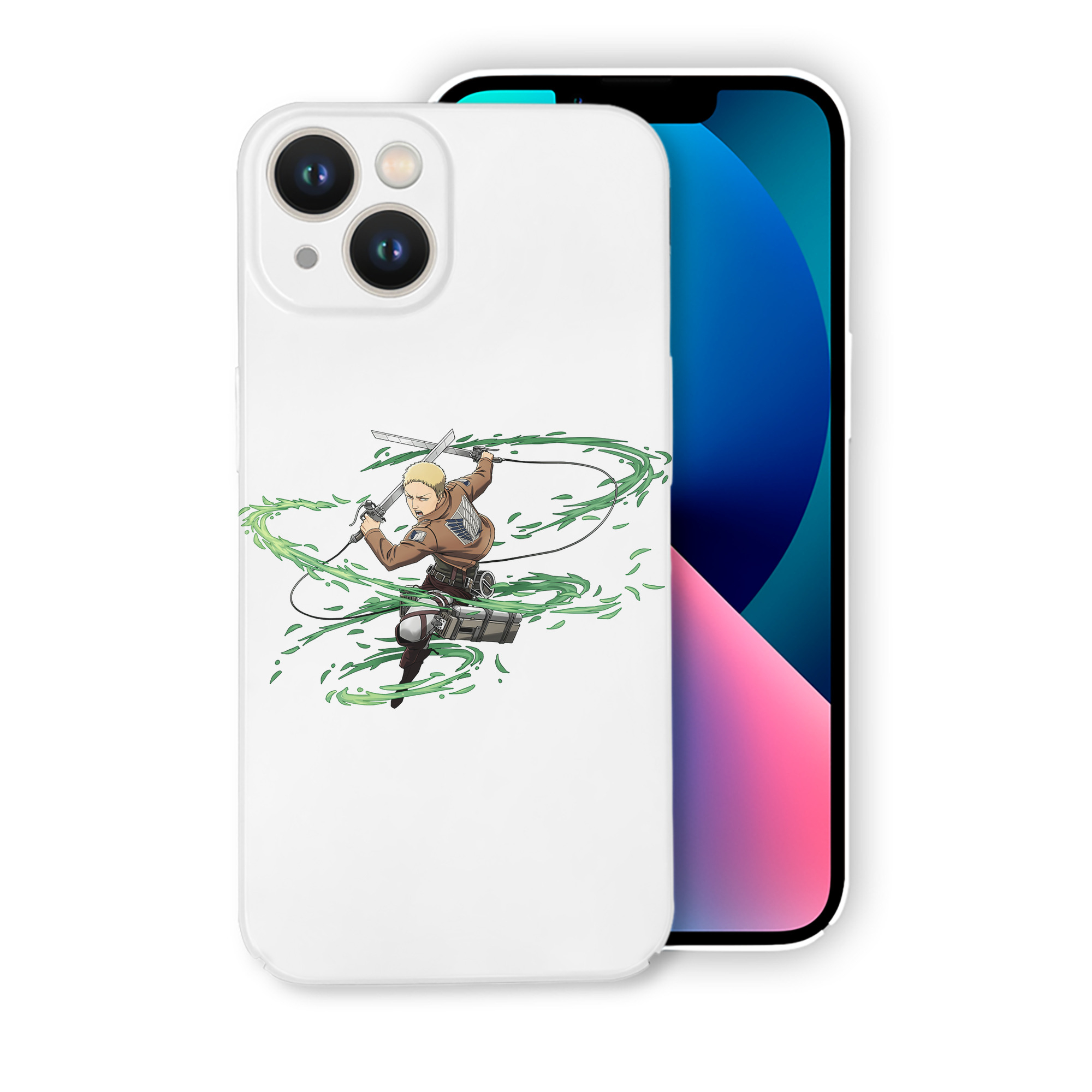（画像用） 進撃の巨人 ライナー・ブラウン Attack on Titan Reiner Braun 【iPhone 14シリーズ対応】ハードケース